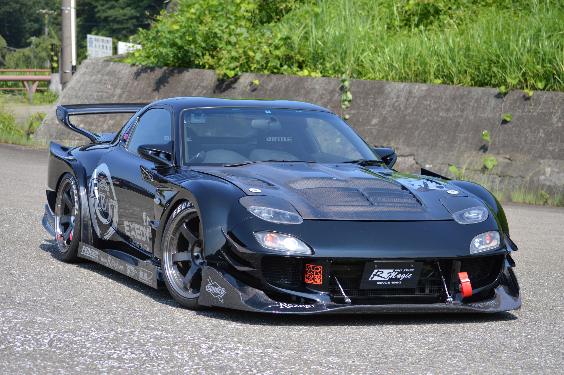 RM FD “EYE'S” 固定式ライトキット HID カーボン